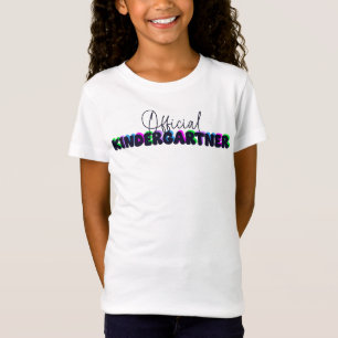 Camiseta Primer día de kindergarten oficial PkBk