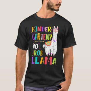 Camiseta Primer día de kindergarten sin prob llama profesor