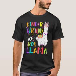 Camiseta Primer día de kindergarten sin prob llama profesor