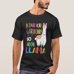 Camiseta Primer día de kindergarten sin prob llama profesor