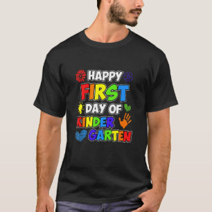 Camiseta Primer Día De La Escuela De Jardines De Infancia G