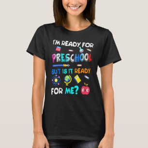 Camiseta Primer Día De La Escuela De Preescolar