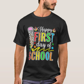 Camiseta Primer Día De La Escuela De Vuelta A La Escuela De