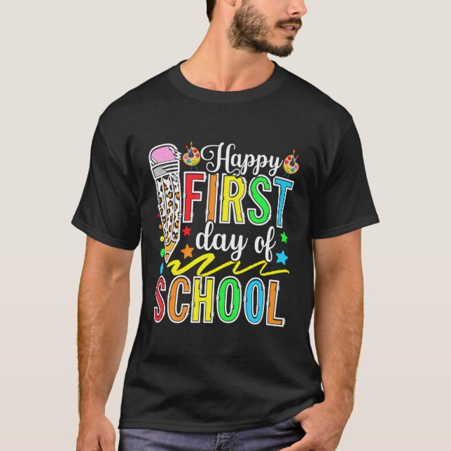 Camiseta Primer Día De La Escuela De Vuelta A La Escuela De (Anverso)