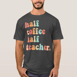 Camiseta Primer Día De La Escuela Media Café Semidocentes M