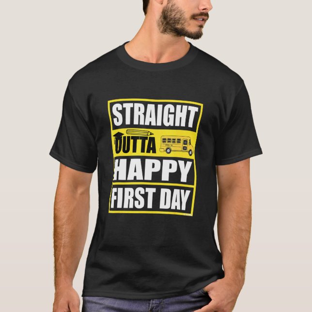 Camiseta Primer Día De La Escuela Para Profesores Estudiant (Anverso)