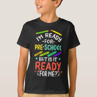 Camiseta Primer día de la escuela preescolar