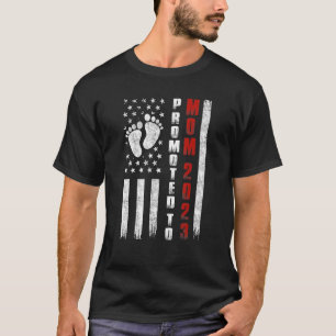 Camiseta Primer Día de la Madre Embarazada por Mami Promovi