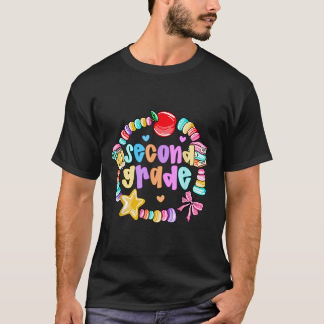 Camiseta Primer Día De La Pulsera De Amistad De Segundo Gra (Anverso)