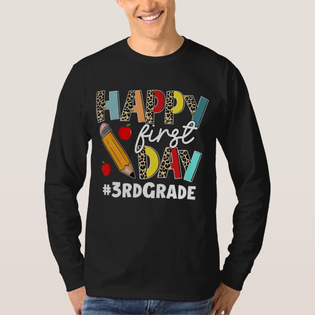 Camiseta Primer Día De Leopardo De Escuadrón De 3er Grado D (Anverso)