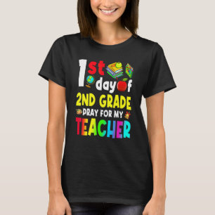 Camiseta Primer Día De Maestra De 2do Grado Regreso A La Es