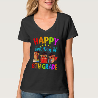 Camiseta Primer Día De Maestra De Octavo Grado T