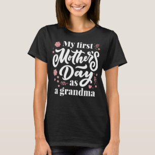 Camiseta Primer día de mi madre como abuela primera abuela