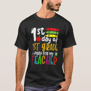 Camiseta Primer Día De Oración De Primer Grado Para Mi Prof