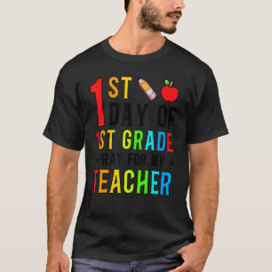 Camiseta Primer Día De Oración De Primer Grado Para Mi Prof