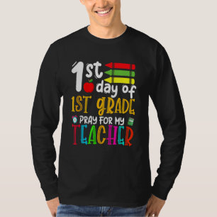 Camiseta Primer Día De Oración De Primer Grado Para Mi Prof