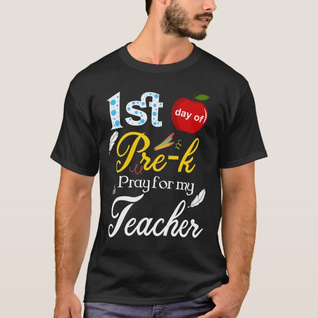 Camiseta primer día de oración por mi profesor (Anverso)
