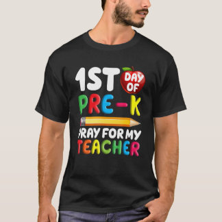 Camiseta Primer Día De Plegar Por Mi Profesor De Vuelta A S