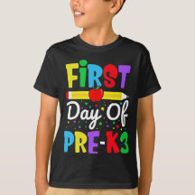 Primer día de Pre-K3 Rainbow Preescolar Niños