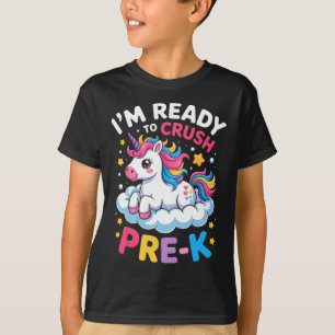 Camiseta Primer Día De Preescolar Estoy Listo Para Aplastar