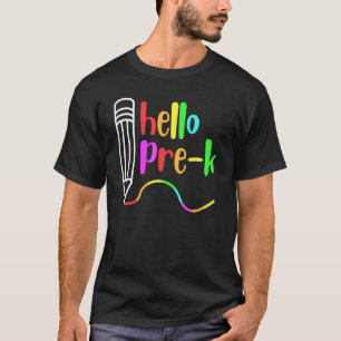 Camiseta Primer Día De Preescolar Para Profesores Y Niños