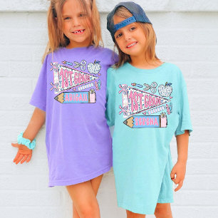 Camiseta Primer Día de Primer Grado Niña Vuelve a la Escuel