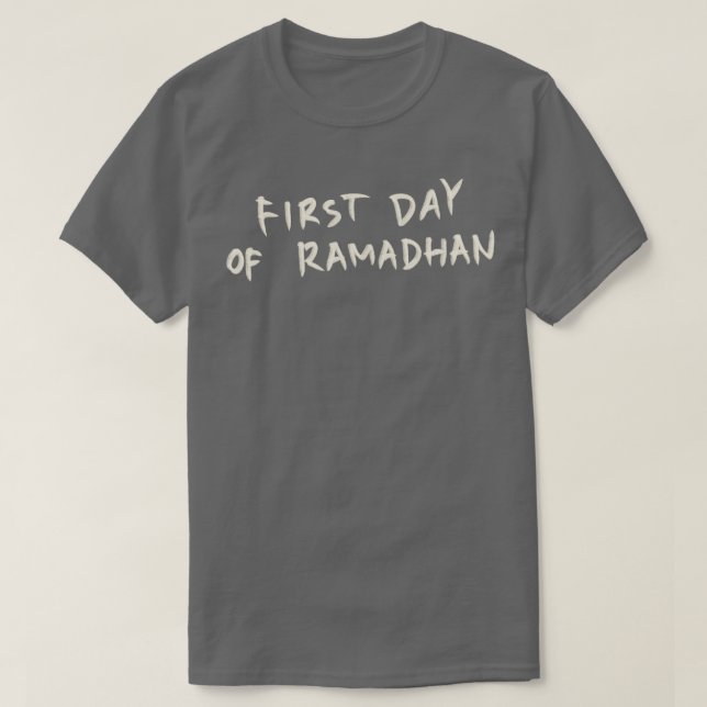 Camiseta Primer Día De Ramadán (Diseño del anverso)