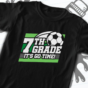 Camiseta Primer día de regreso a la escuela del fútbol de 7