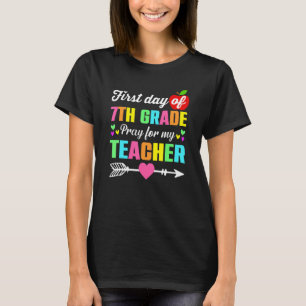 Camiseta Primer Día De Rezo De 7º Grado Para Mi Profesor De