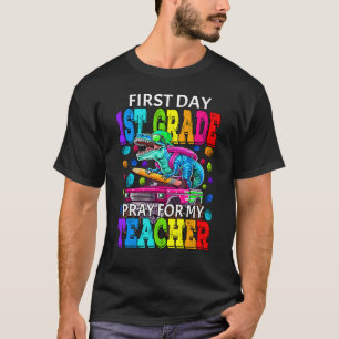 Camiseta Primer Día De Rezo De Primer Grado Para Mi Profeso