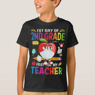 Camiseta Primer Día De Rezo De Segundo Grado Para Mi Profes