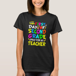 Camiseta Primer Día De Rezo De Segundo Grado Para Mi Profes