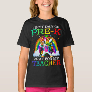 Camiseta Primer día de rezo previo a la K para mi profesor