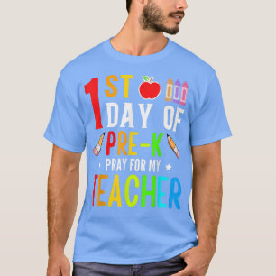Camiseta Primer día de rezo previo para mi profesor de vuel