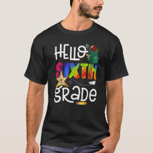 Camiseta Primer Día De Sexto Grado Estoy Listo Para Aplasta