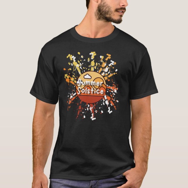 Camiseta Primer Día De Verano, Solsticio De Verano (Anverso)