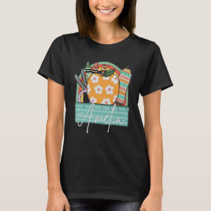 Camiseta Primer día de vuelta a la escuela Nombre Chica Per