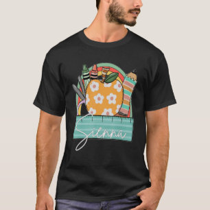 Camiseta Primer día de vuelta a la escuela Nombre Chica per