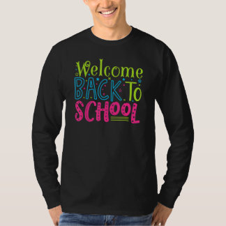 Camiseta Primer Día Del Colegio Hola Estudiante De Vuelta A