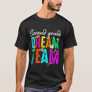 Camiseta Primer día del equipo de ensueño de segundo grado