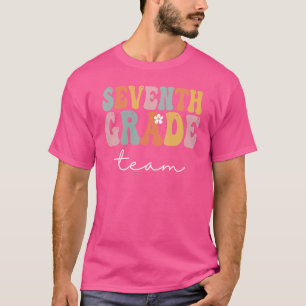 Camiseta Primer día del equipo de séptimo grado Retro Groov