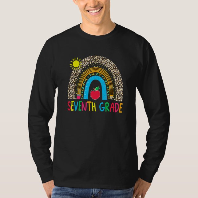 Camiseta Primer día del equipo del leopardo arcoiris de sép (Anverso)