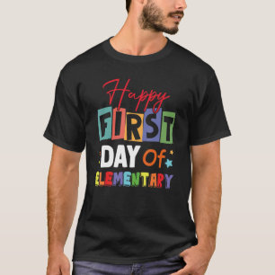 Camiseta Primer Día Del Escuadrón Elemental De Vuelta A La