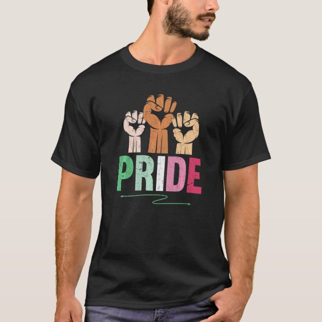 Camiseta Primer Día del Orgullo Gay Mes del Orgullo Abrosex (Anverso)