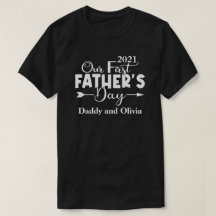 Primer Día del Padre Hombres Negro