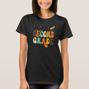 Camiseta Primer día del profesor de segundo grado Retro Hel