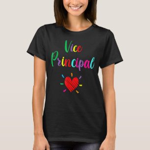 Camiseta Primer Día Del Vicerrector De Vuelta A La Escuela