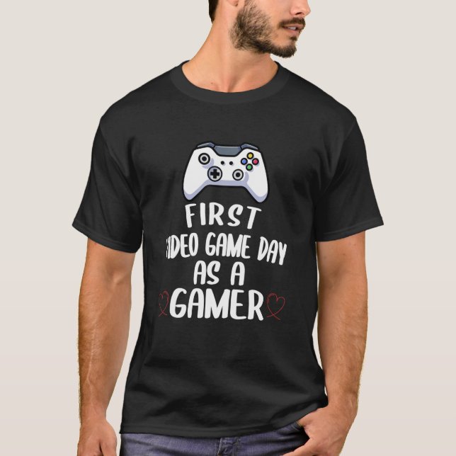 Camiseta Primer Día del Videojuego como Chica Gamer (Anverso)