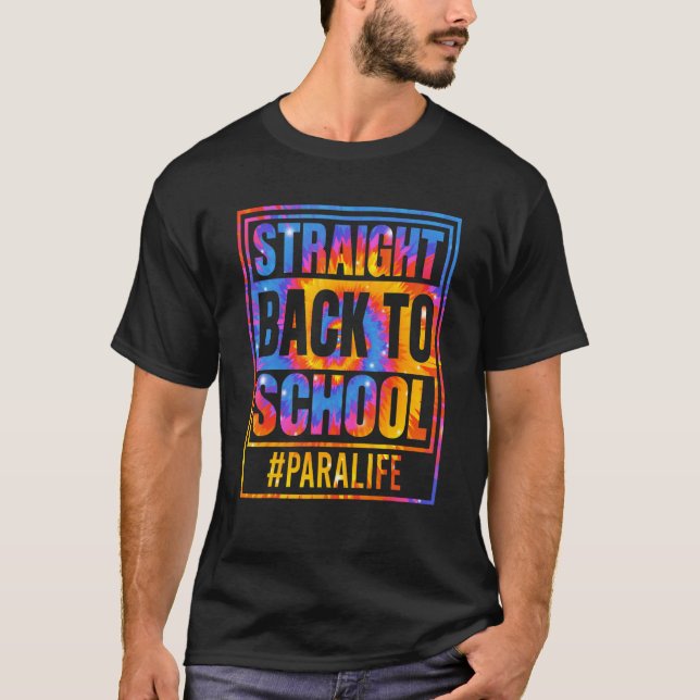 Camiseta Primer Día Directamente De Vuelta A La Escuela Par (Anverso)