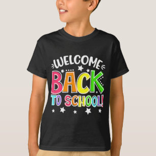 Camiseta Primer día divertido profesor de colegio bienvenid